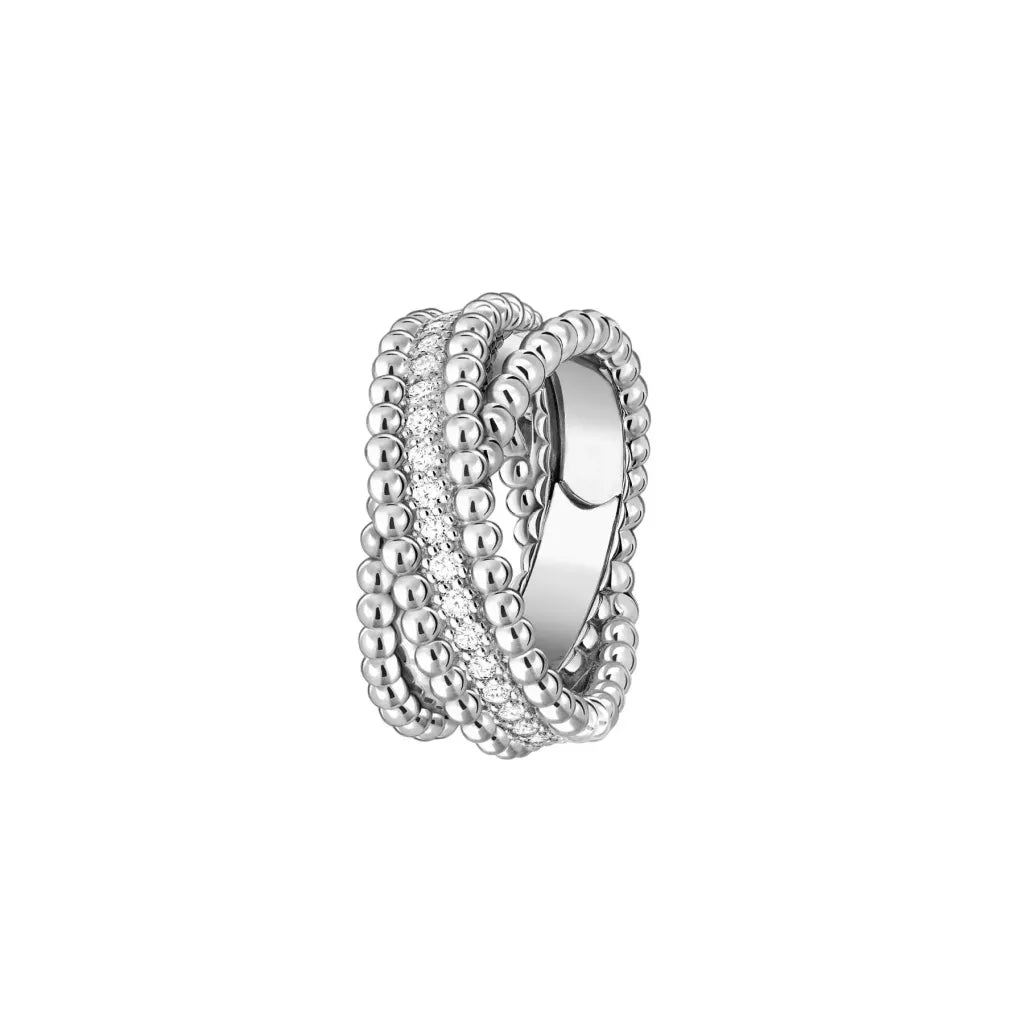 Maya VC Diamanté Sterling Ring (in gold, silver & rose gold)