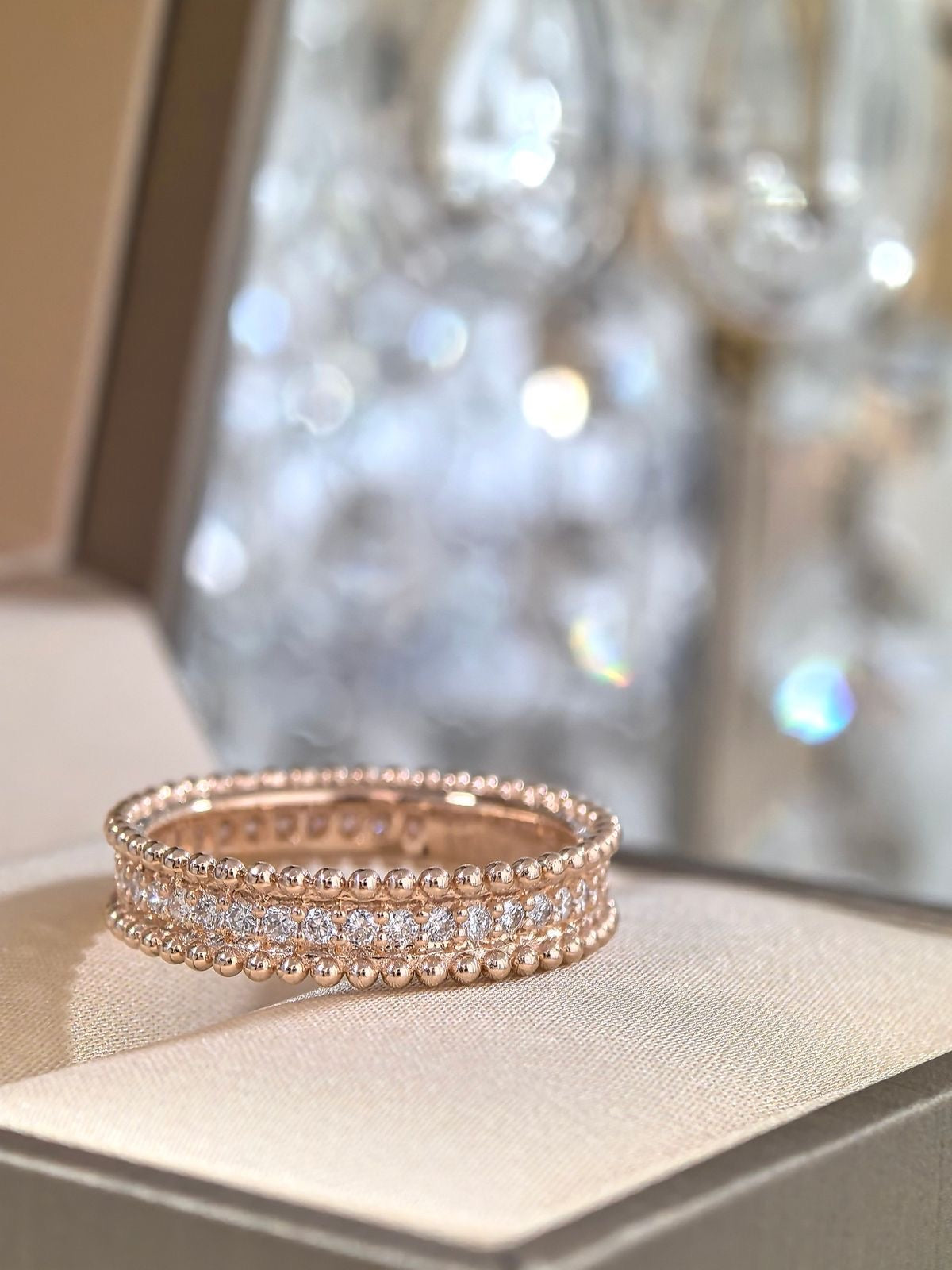 Maya VC Diamanté Sterling Ring (in gold, silver & rose gold)