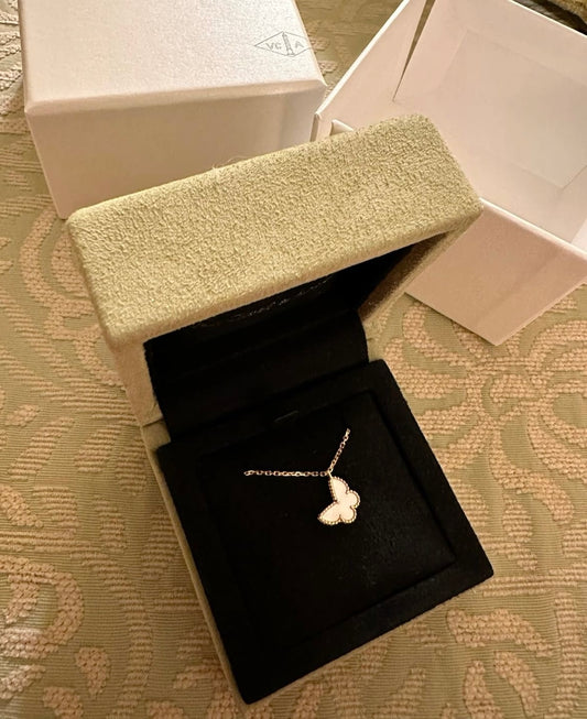 Elara Butterfly Necklace (in gold & silver)