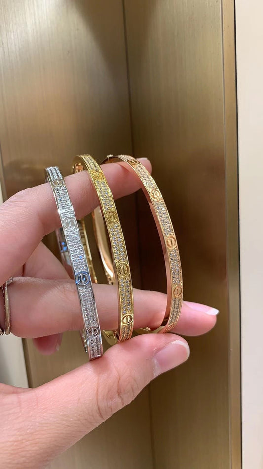 Allana C Bracelet (fine) (all colours , plain & diamanté)