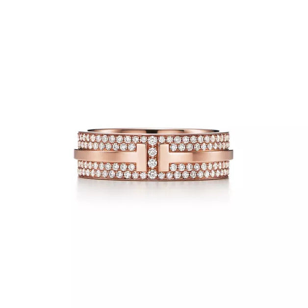 Eleanor Diamanté Thick Ring