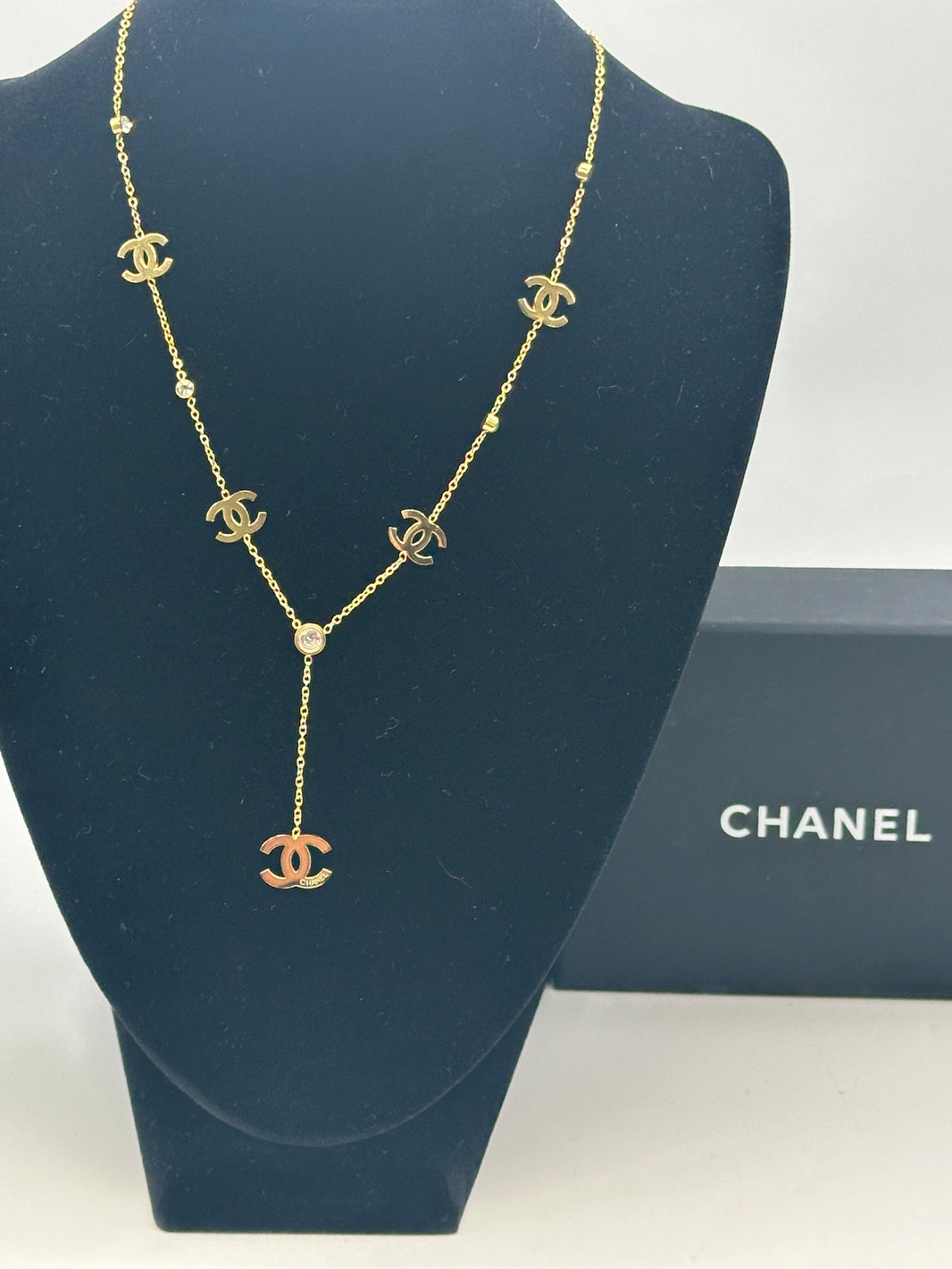 Vogue Double Layer Copper Gold Tone Necklace With Pearls Versatile Elegant Jewelry For Women main image 0