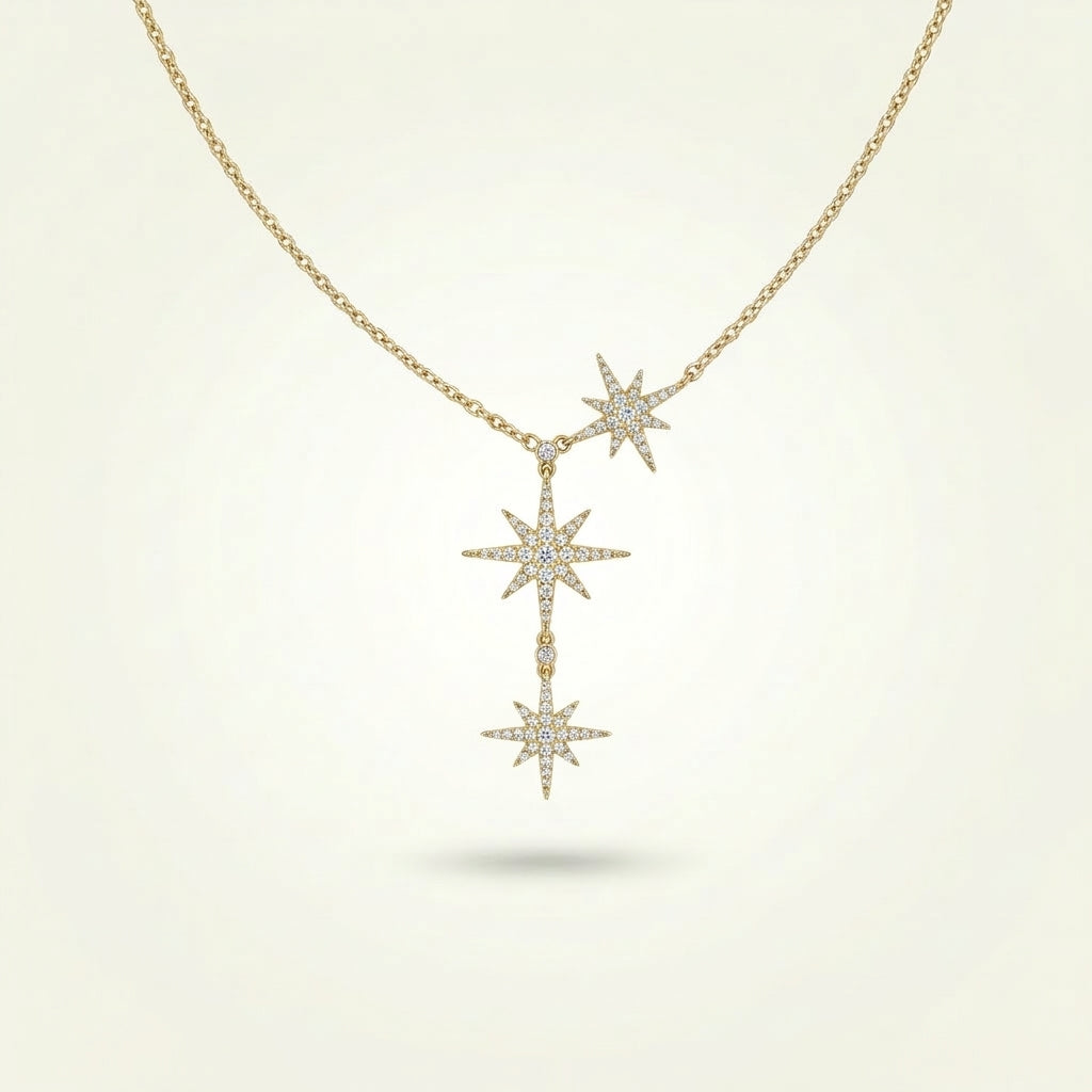 Salvia Dropdown Necklace