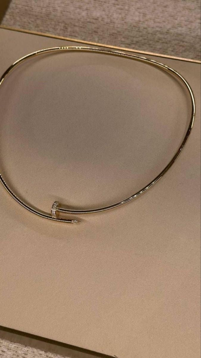 Nail Necklace (In gold & silver)