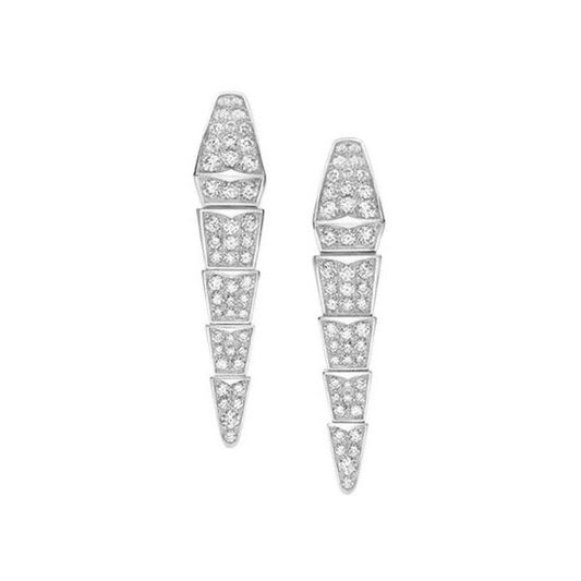Elegant Iva drop diamanté earrings