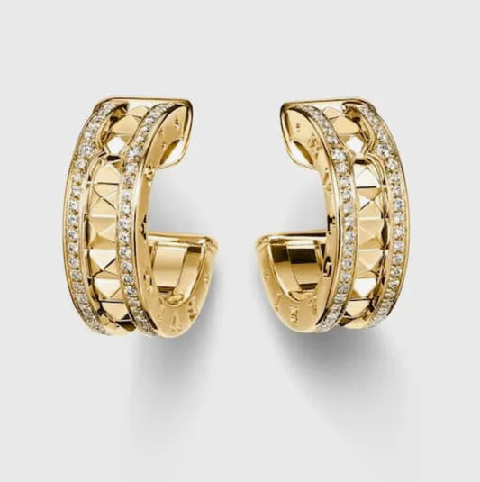 Classy Hoop Diamanté Iva Earrings