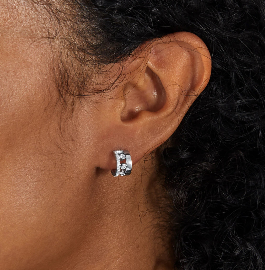 Mollyanne Hooped Diamanté Earrings