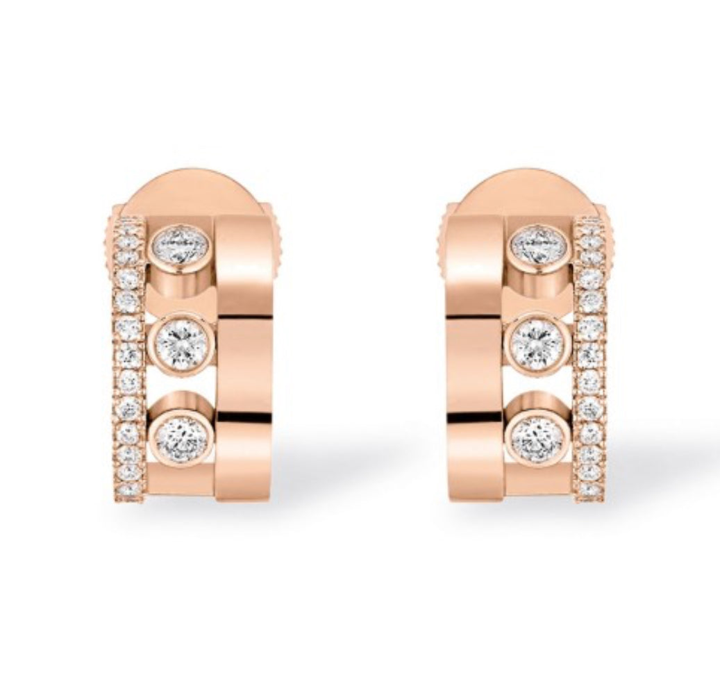Mollyanne Hooped Diamanté Earrings