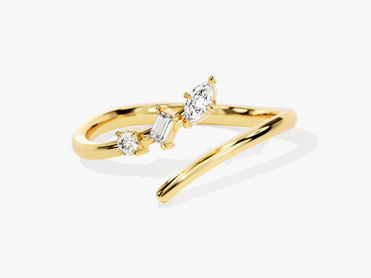 14K Gold Novella Ring