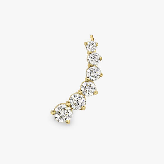 Valentine Sterling Silver Ear Climber
