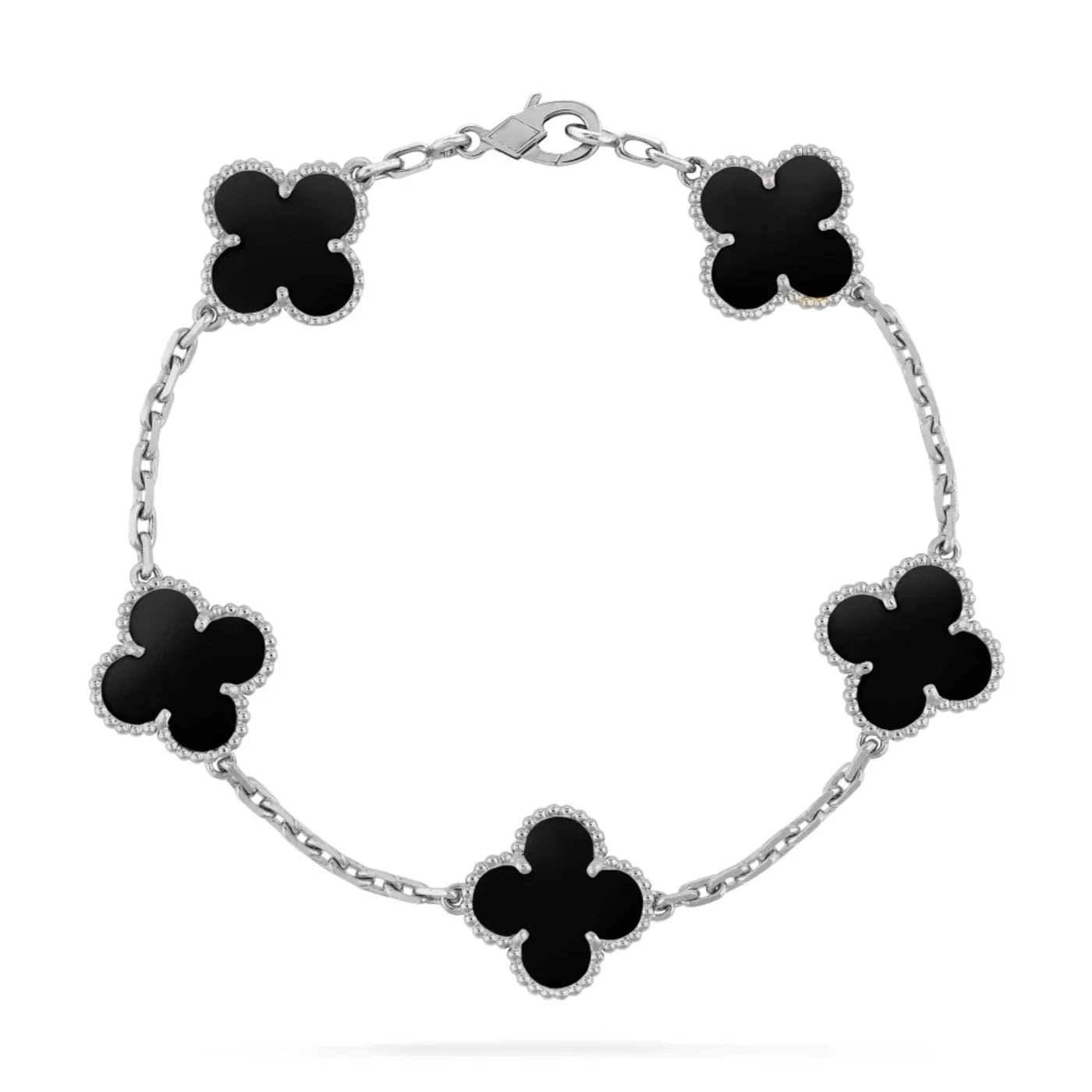 Black Lindsay Bracelet (silver)