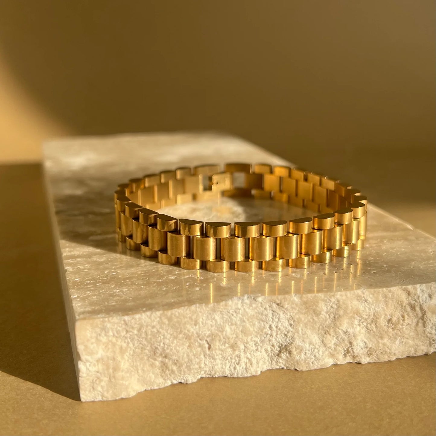 Watch Strap Bracelet (in silver & gold)