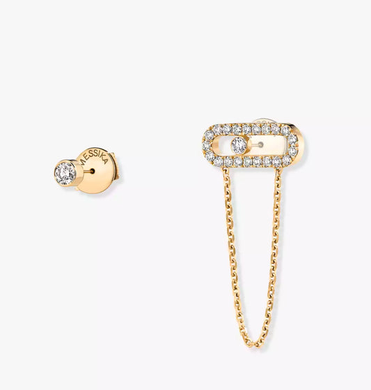 Molly Diamanté Chain Layering Earring
