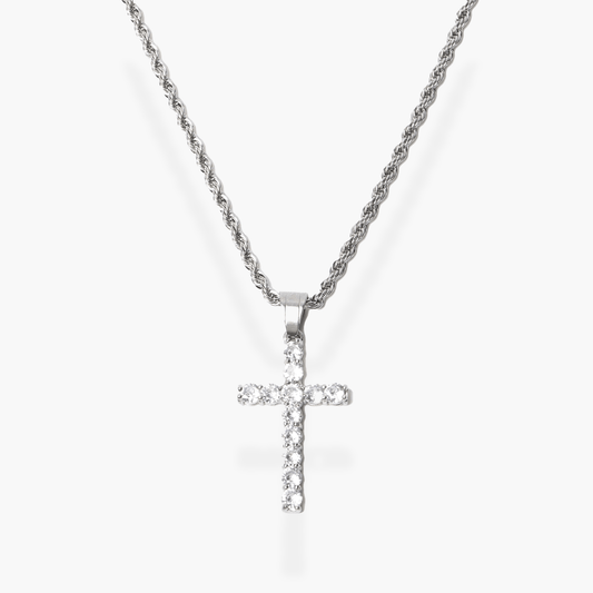 Iced Cross Necklace