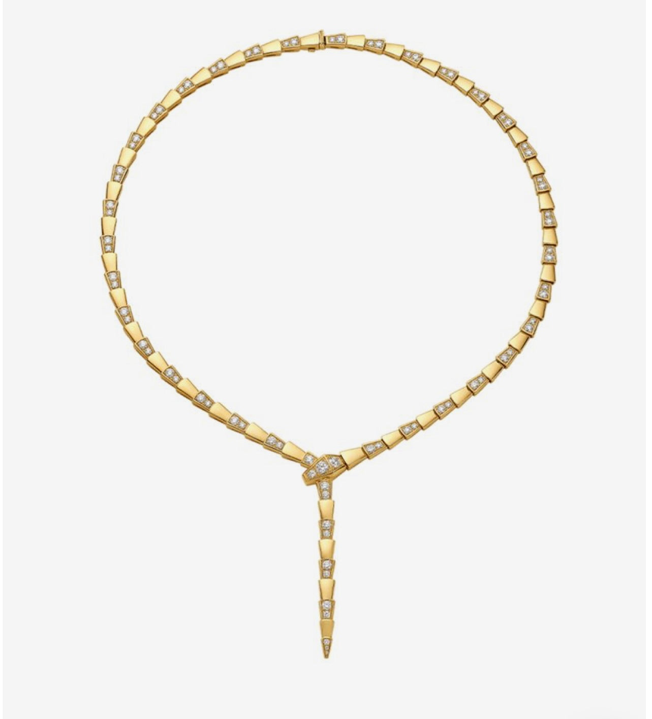 Viperia Iva Diamanté Drop Necklace