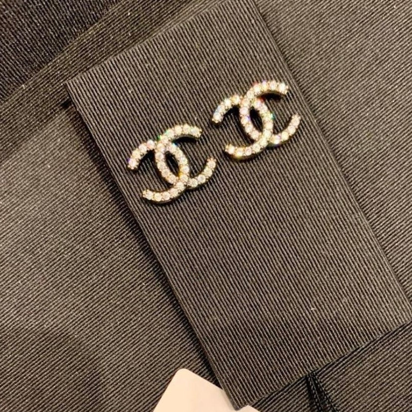 Chana Diamanté Earrings (in gold & silver)