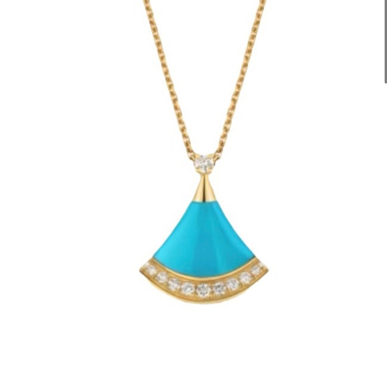 Ivy Blue Diamanté Necklace