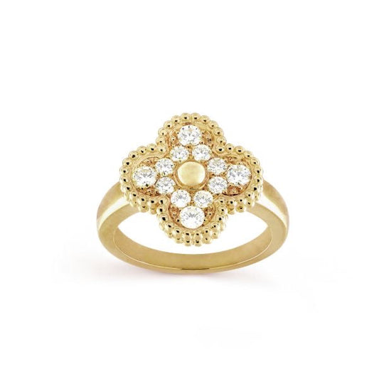 Gold Diamanté Ring