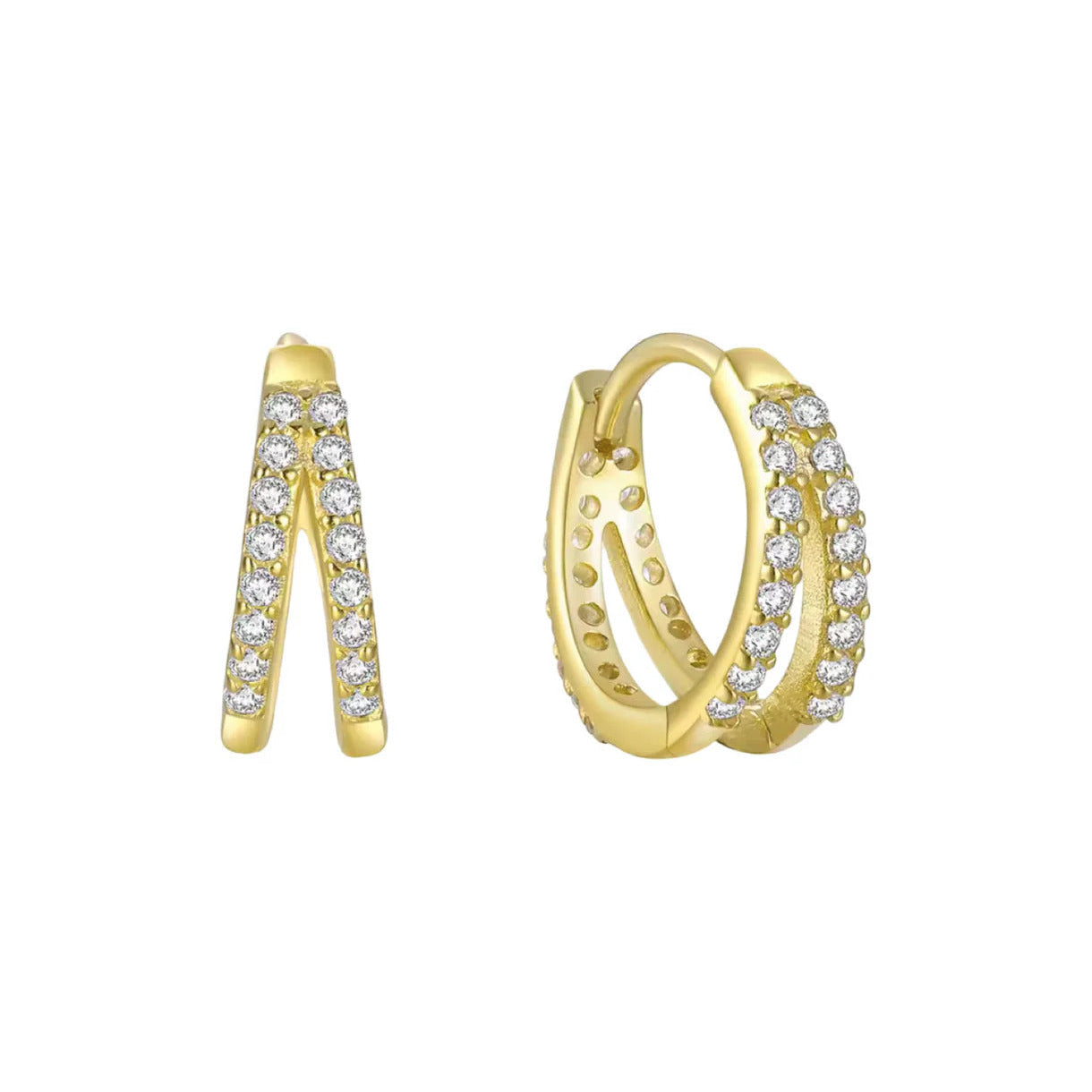 Gold Small Jocelyn Hoops