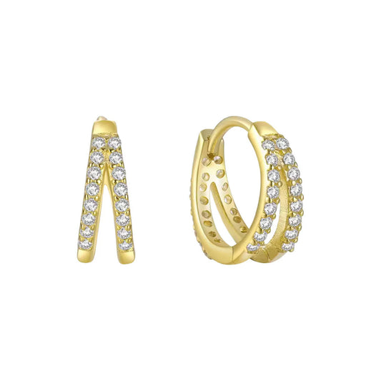 Gold Small Jocelyn Hoops