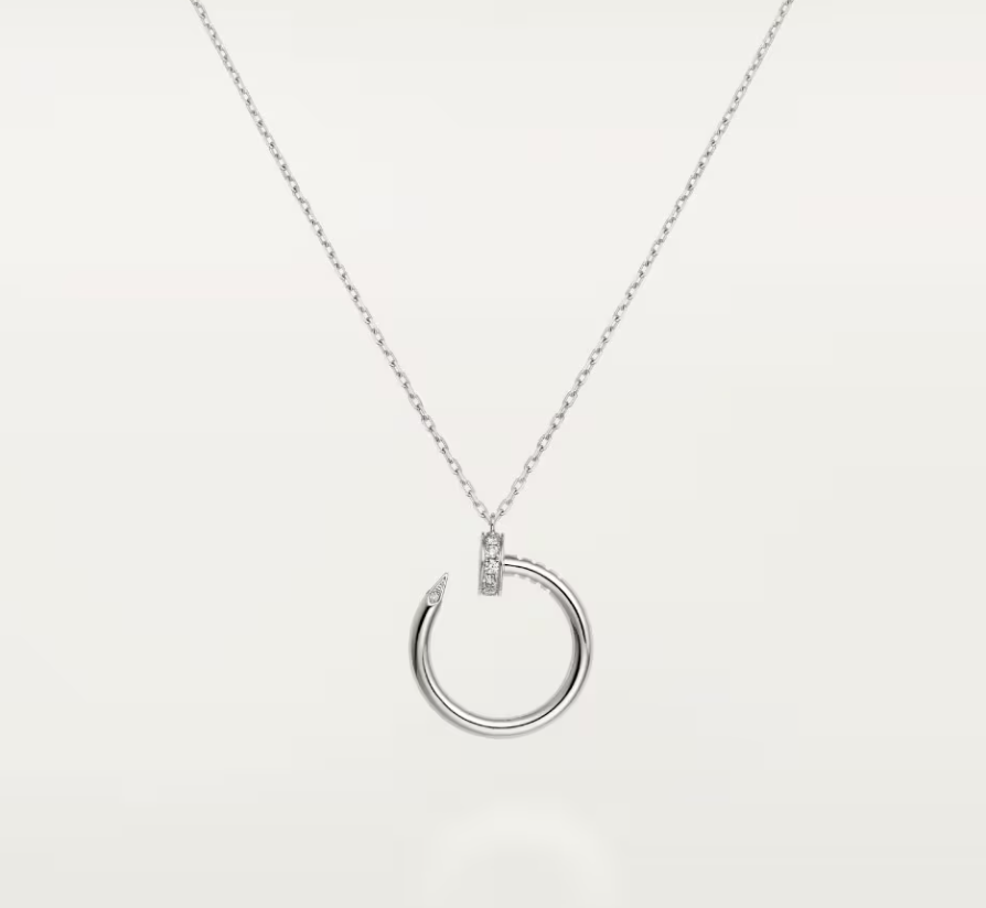 Nail Pendant Necklace (in gold & silver)