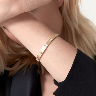 Lilla Full Diamanté Bracelet (in gold & silver & rose gold)