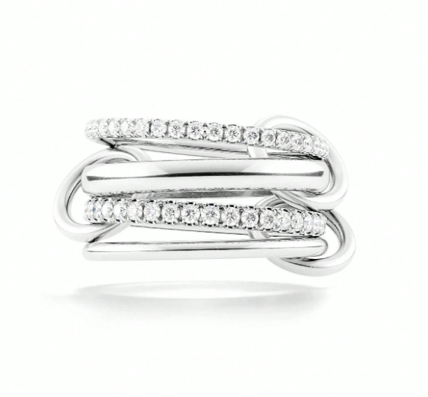Aria Stacked Ring (in gold & silver)