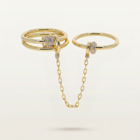 Kamila Double Layered Ring