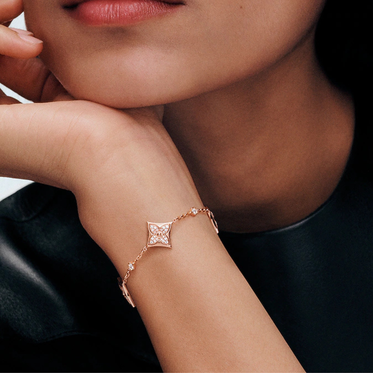 Almira Diamanté Blossom Bracelet