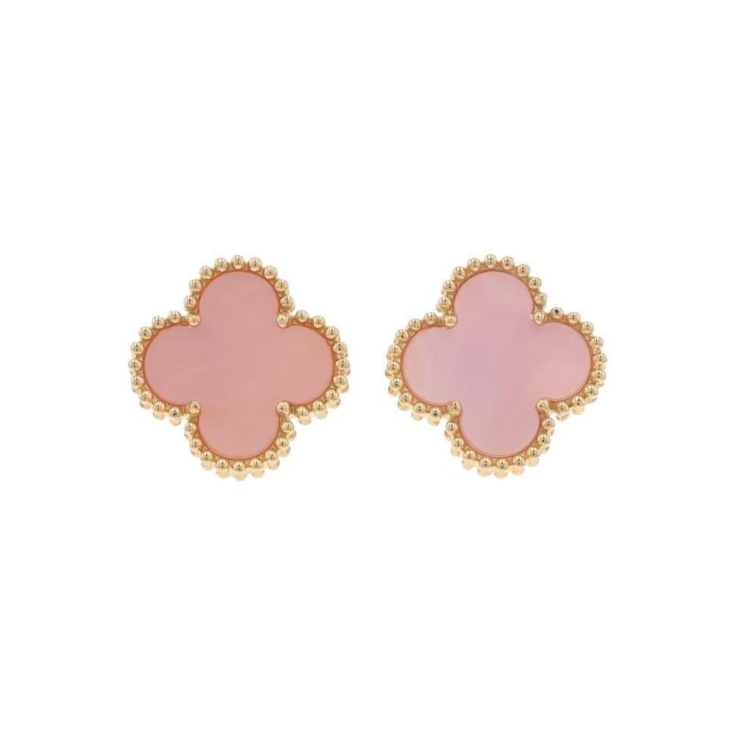 Tiara Pink VC Earrings (in gold & silver)