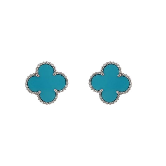 Ocean Blue VC Earrings (in gold & silver)