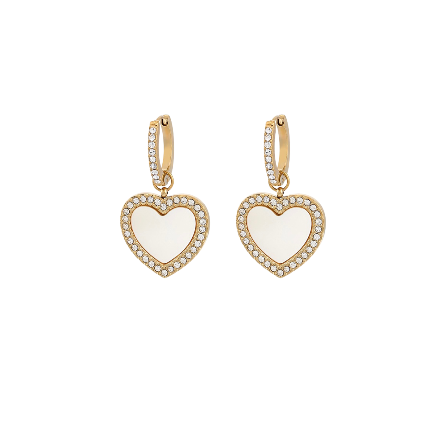 Mia Amor Heart Earrings (all colours)