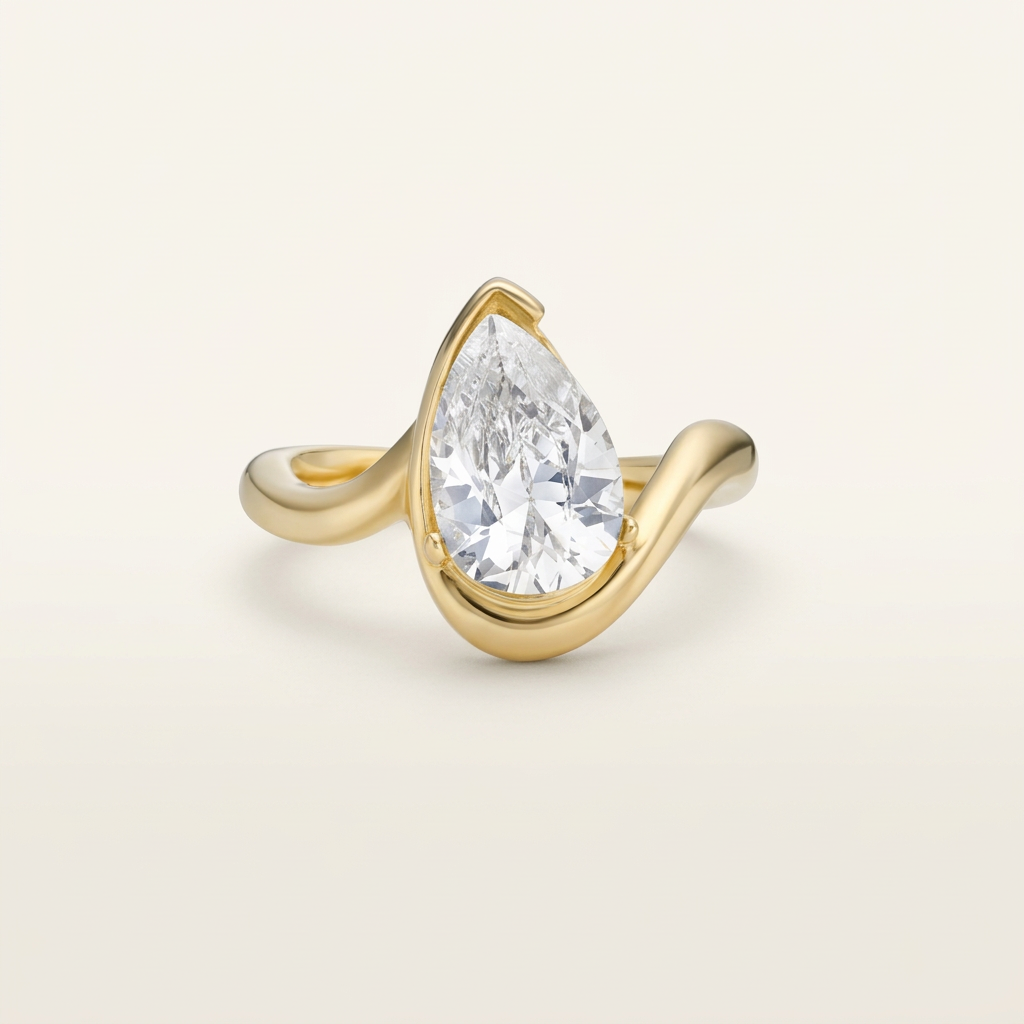 Estelle Diamante Ring in Gold & Silver