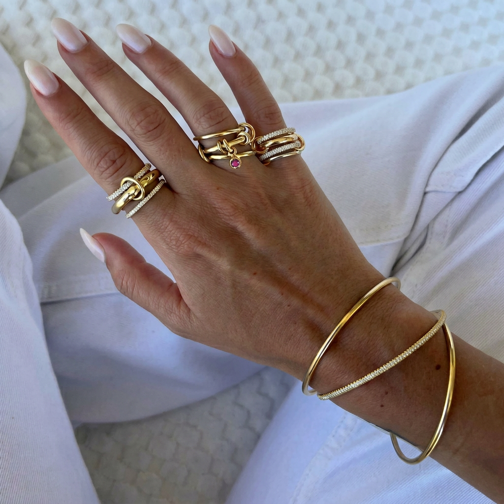 Elviora Stacked Ring