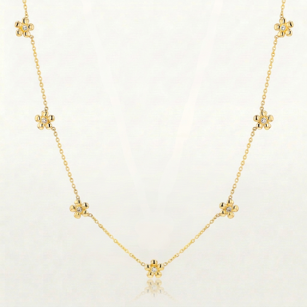 Kyra Floral Necklace
