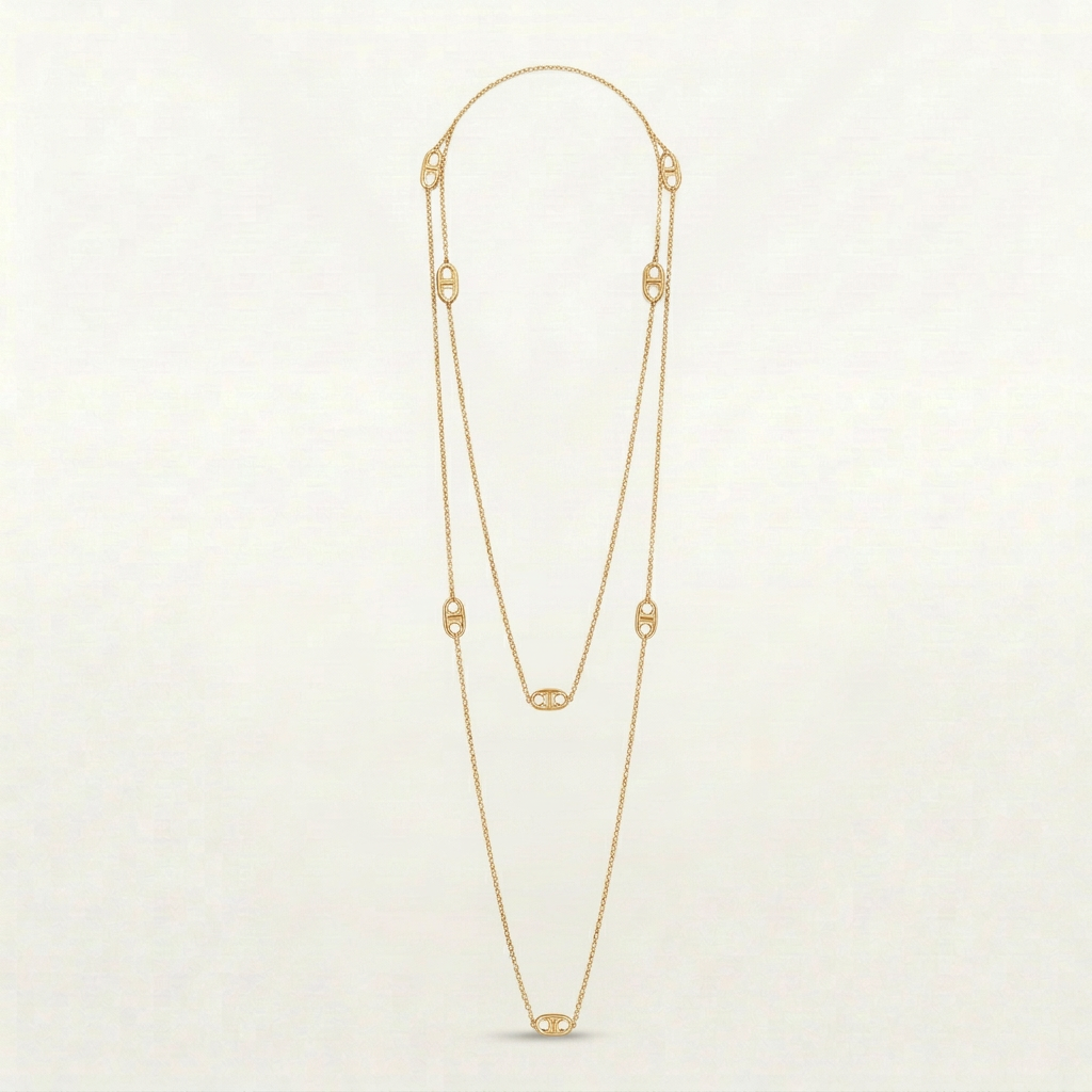 Eleni Layering Gold Necklace