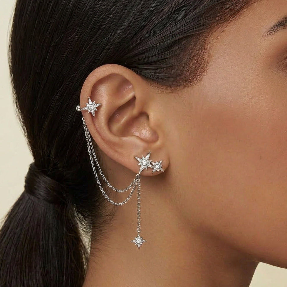 Chaira Layering Chain Earring