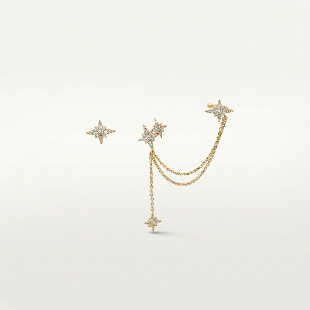 Chaira Layering Chain Earring