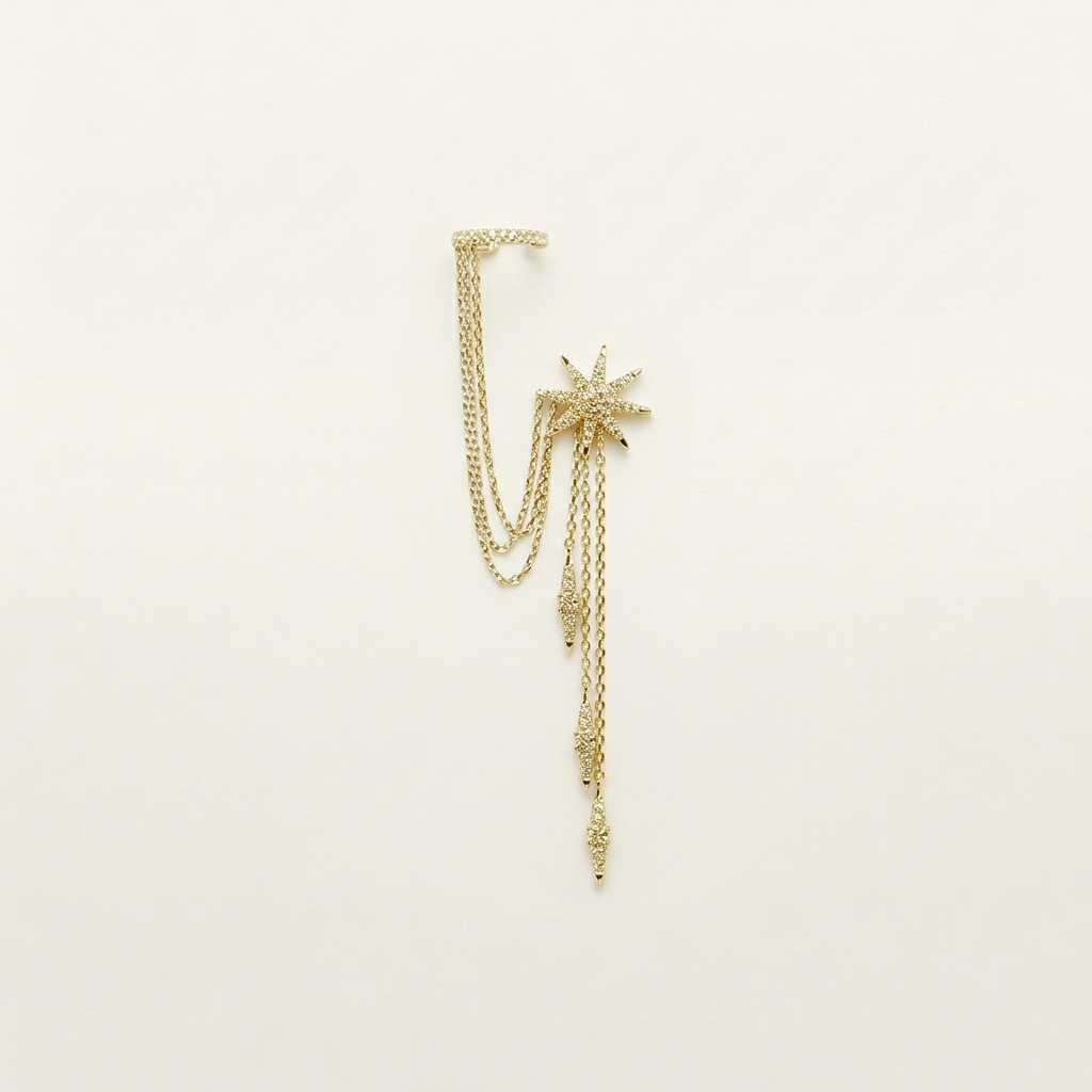 Chara Layering Chain Earring