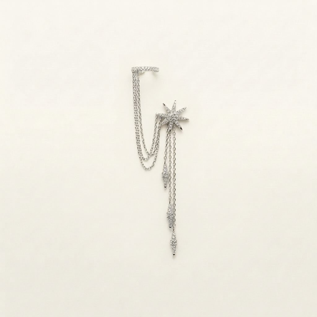 Chara Layering Chain Earring