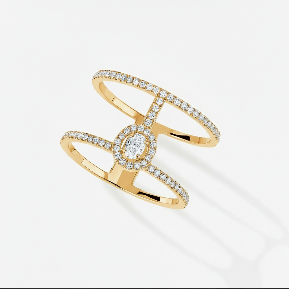 Tia Diamanté Layer Ring ( all colours)