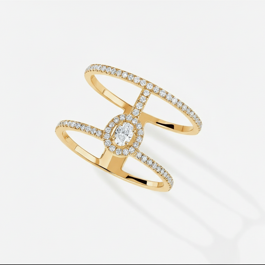Tia Diamanté Layer Ring ( all colours)