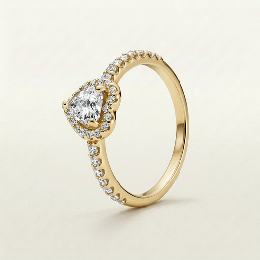 Gold Heart Ring