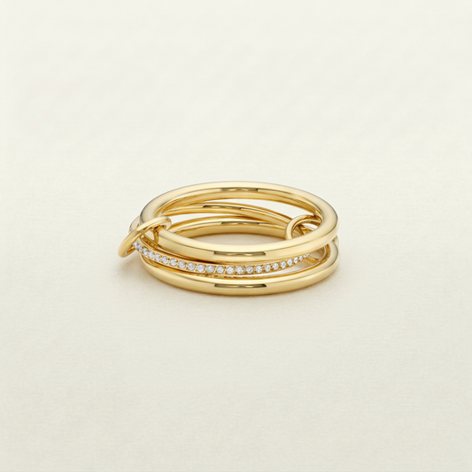Sorell Layer Ring (gold & silver)