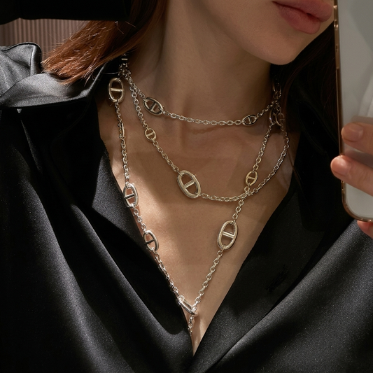 Classy H’emes Layering Necklace