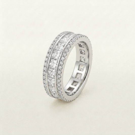 Gianna Diamanté Ring Sterling Silver