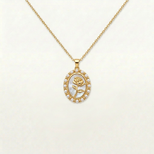 Elodie Gold & Silver Pearl Necklace