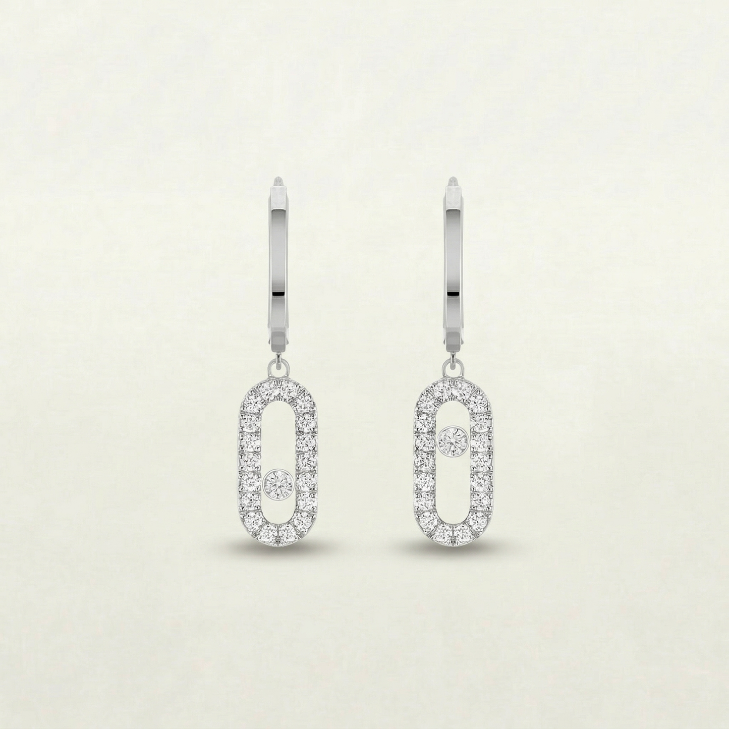 Elara Diamante Hoop Earrings (in gold & silver)