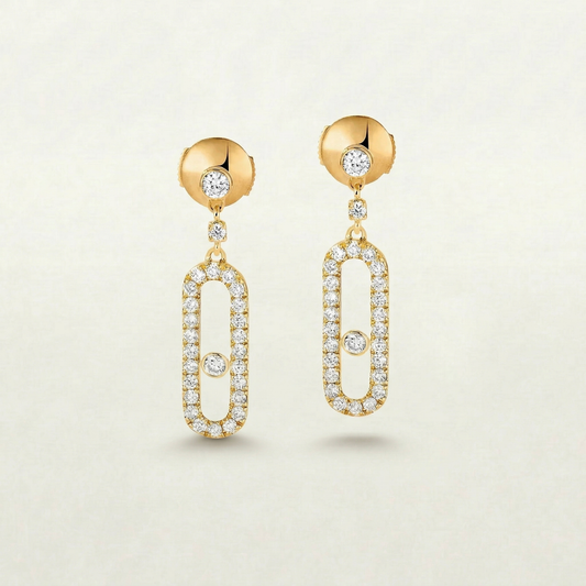 Molly Diamanté Hoop Earrings