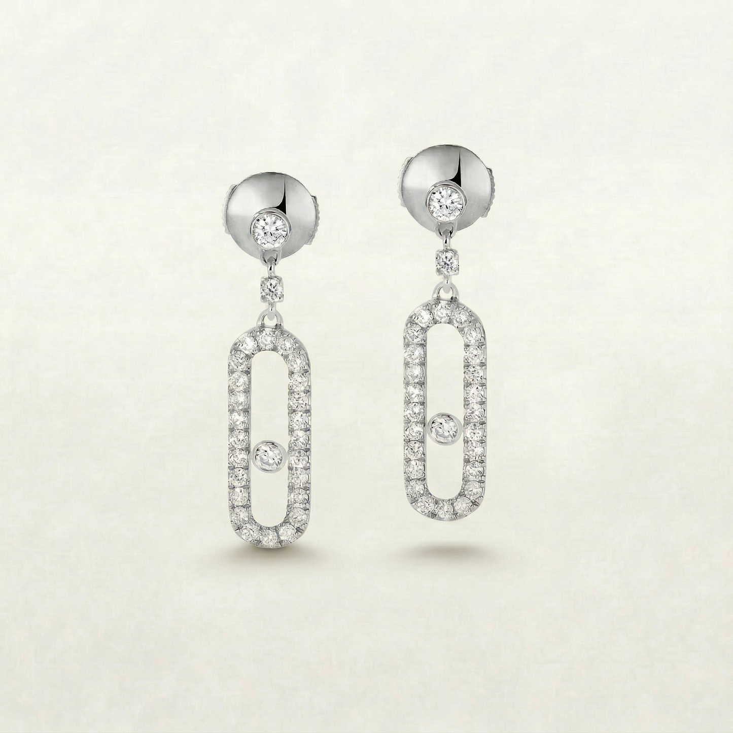 Molly Diamanté Hoop Earrings